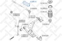 14-73007-sx_пыльник рейки рулевой! chevrolet epica 2.0/2.5 06>