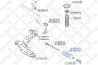 14-74026-sx пыльник рейки рулевой nissan almera tino v10m 00