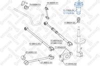 12-17026-sx опора амортизатора заднего правого toyota camry 2.4 16v/3.5 24 06