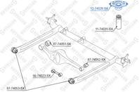 12-74028-sx опора амортизатора заднего nissan primera 1.6-2.0/2.0td 96