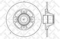 6020-3918-SX_диск тормозной задний! Honda Accord