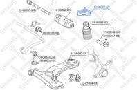 12-98067-sx опора амортизатора переднего toyota picnic 2.0/2.2d 16v 96-01