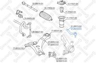 51-00016-SX_наконечник рулевой наружный правый!\ Toyota Camry ACV3/ACV4/MCV30 03&gt