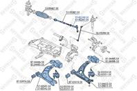 51-02248-sx_наконечник рулевой левый! audi a3 1.6