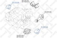 25-17012-SX_подушка ДВС передняя! Subaru Impreza