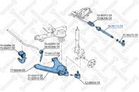 55-00172-sx тяга рулевая ford transit 85