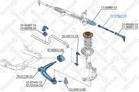 55-01923-sx тяга рулевая opel vectra all 02