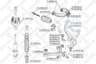 51-05399-sx наконечник рулевой левый honda accord all 03