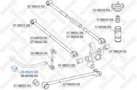 89-98026-SX_втулка стабилизатора заднего центральная! Toyota Avensis AT22 97-03