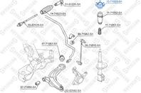 12-71053-sx опора амортизатора переднего mazda mpv 2.0-3.0/2.0di 99