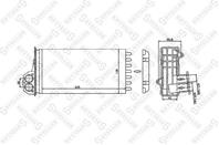 10-35047-sx радиатор печки peugeot 206 1.1-2.0hdi 98