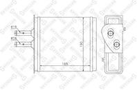 10-35007-SX_радиатор печки! Fiat Punto/Barchetta
