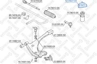 12-74027-sx_опора амортизатора переднего! nissan