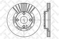 6020-3235V-SX_диск тормозной передний! Mazda 323 1.9-2.0TD 98&gt