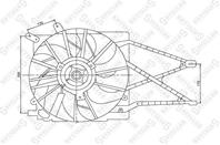 29-99321-SX_вентилятор охлаждения! Opel Astra/Zafira 1.6-2.2 98-05