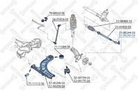 51-00243-SX_наконечник рулевой правый! Skoda Fabi