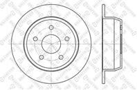 6020-9304-sx_диск тормозной задний! jeep grand ch