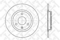 6020-9917-sx диск тормозной передний! peugeot 106