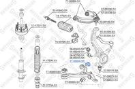 77-00004-SX_сайлентблок рычага пер.! Honda Accord 2.0-2.4/2.2CTDi 03&gt