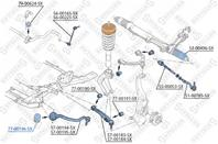 77-00196-sx сайлентблок рычага передн. bmw e70/e71 07