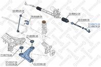 51-00673-sx наконечник рулевой левый citroen с2/c3 all 02