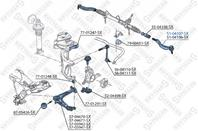 51-04107-sx наконечник рулевой левый peugeot 407 all 04