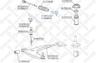 51-02455-sx наконечник рулевой левый daihatsu gran move all 96-98