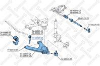 77-00127-sx сайлентблок передн.рычага зад ford transit 91-99