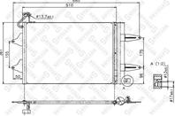 10-45166-SX_=NS94628=SA5007=VL817686 [6Q0820411E] !радиатор конд. VW Polo  Seat Cordoba all 01&gt