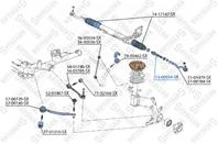 55-00334-sx тяга рулевая поперечная левая/прав. bmw x3/ e83