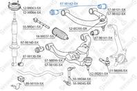 87-98142-sx сайлентблок рычага верхн. toyota land cruiser grj12/kdj12 02