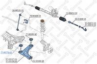 77-00770-sx сайлентблок рычага передий citroen c2/c3  peugeot 1007 02