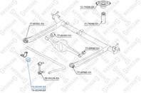 79-00245-sx втулка стабилизатора заднего nissan primera p12 2001-2007