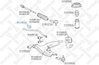 89-51007-SX_втулка стабилизатора переднего!\ Hyundai Elantra/Lantra 90-95