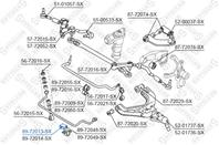 89-72013-sx втулка стабилизатора переднего центральная d30 mitsubishi pajero v6 3.5 92