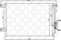 10-45580-SX_радиатор кондиционера! Mitsubishi Pajero Sport 2.5TD/3.0 98&gt