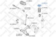 12-71049-sx опора амортизатора переднего ford fiesta mazda 2 1.3-1.6/1.4tdci 01