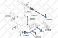 56-00630-sx тяга стабилизатора переднего правая bmw e65/e66 all 01