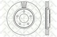 6020-9313V-SX_диск тормозной передний! Chrysler V