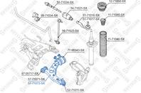 57-71072-sx рычаг правый mazda 3 bk all 03