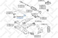 89-98089-sx втулка стабилизатора переднего центральная toyota corolla ae102 1.8gt 92-01