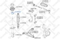 12-37066-sx опора амортизатора переднего без подшипника fiat punto