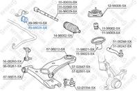 89-98028-sx_втулка стабилизатора переднего! toyota carina 92-96_celica 93-99