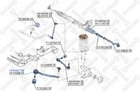 54-03437-sx рычаг передний нижний левый алюм. bmw x3 all 04