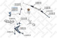 79-00064-sx втулка стабилизатора переднего d23 bmw e34 1.8i-2.5tds/e36/z3 m3 3.2 88