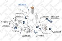 79-00465-sx втулка стабилизатора заднего d22 bmw e53 3.0-4.0i 00