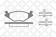 182 020-sx /171 20/fdb385 колодки дисковые п. vw golf ii 1.1/1.3/1.6d &lt91 seat ibiza 1.05-1.4 93-96