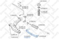 57-00155-sx рычаг верхний правый nissan primera all 02