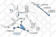 57-05061-sx рычаг нижний правый dacia logan all 04