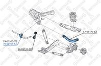 79-00101-sx втулка стабилизатора заднего d18 saab 9-3 all 03